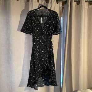 Star Wrap Dress NWT